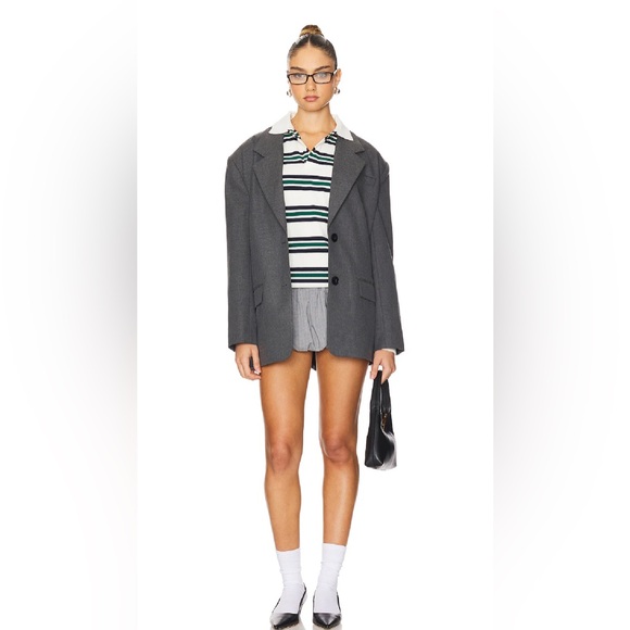 Lioness LEISURE LONG SLEEVE POLO | IVORY MOSS C00 - Picture 4 of 4